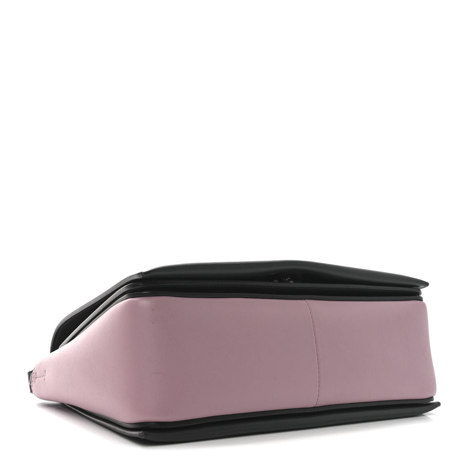 Celine Shiny Smooth Calfskin Medium Frame Shoulder Bag Liquorice Antique Rose Image 4