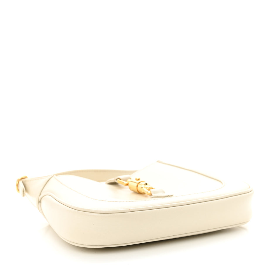 Gucci Boarded Dyana Lux Calfskin Mini Jackie 1961 Hobo Mystic White Image 4