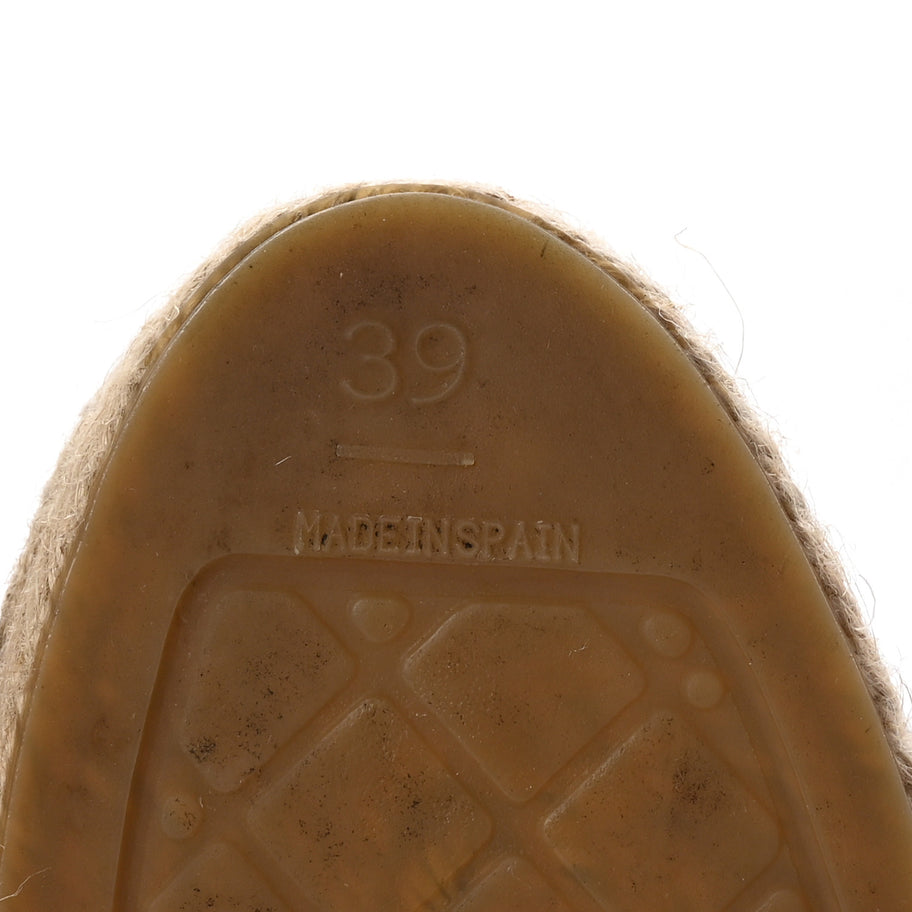 Chanel Lambskin CC Espadrilles 39 Black Image 7