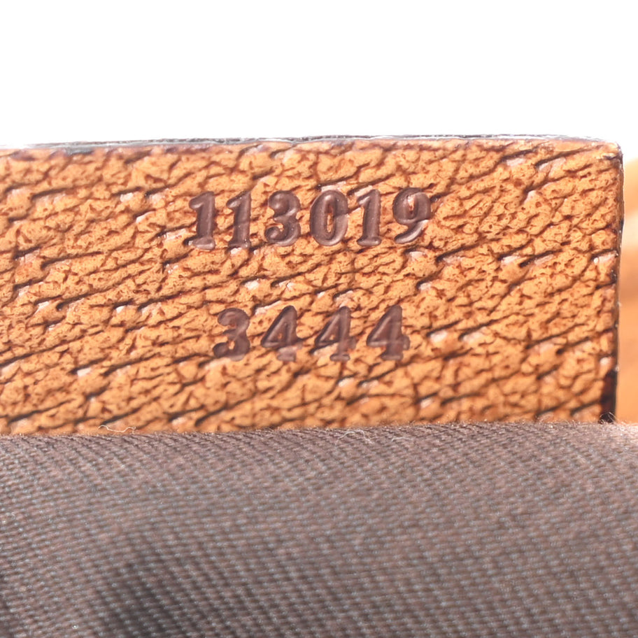 Gucci Monogram Medium Tote Beige Brown Image 7