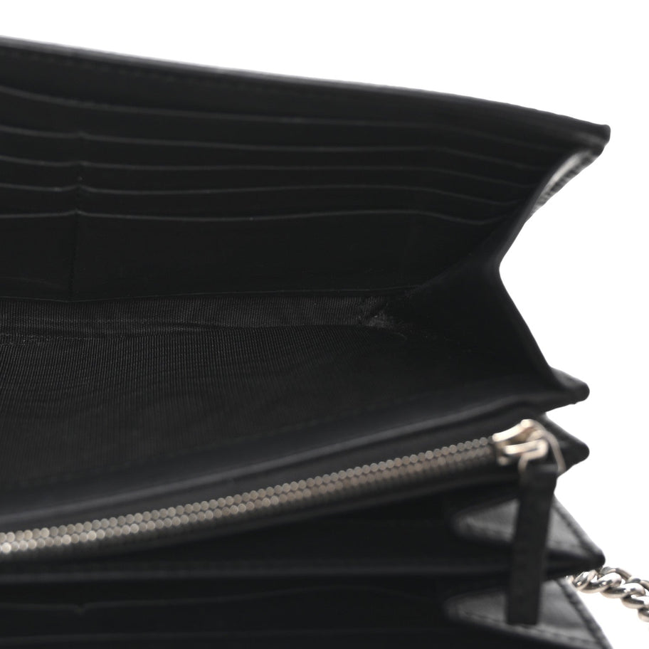 Gucci GG Supreme Monogram Mini Dionysus Chain Wallet Beige Black Image 5