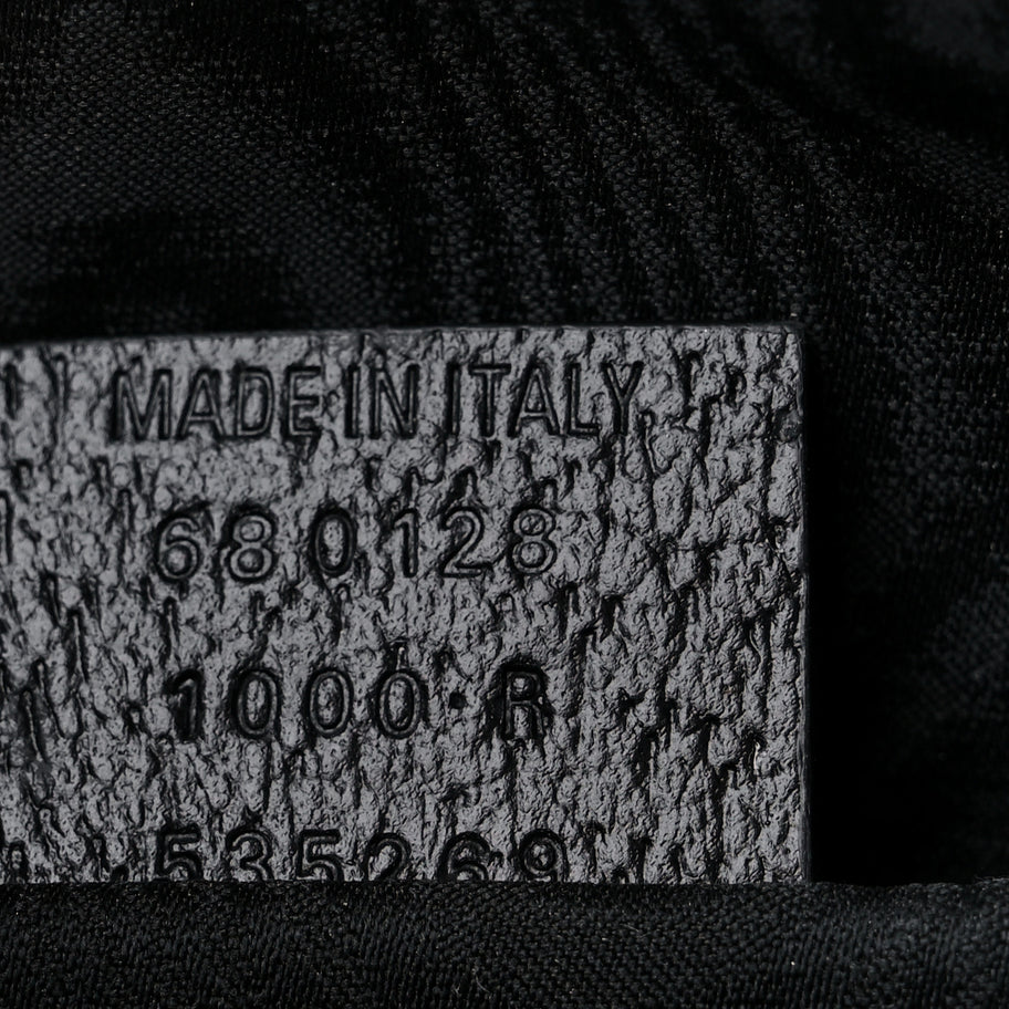 Gucci X BALENCIAGA BB Monogram Web Mini Ophidia Shoulder Bag Black Image 7