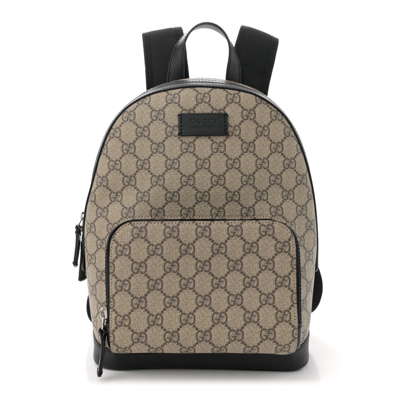  Gucci GG Supreme Monogram Small Eden Day Backpack Black