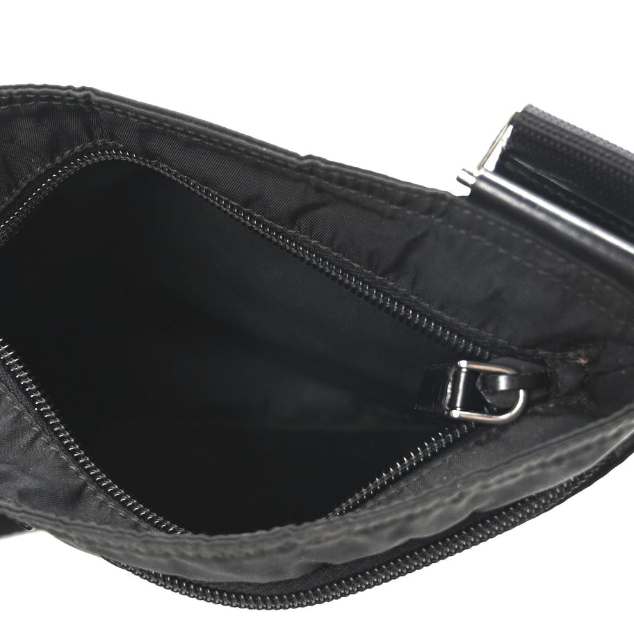 Prada Tessuto Nylon Flat Messenger Bag Black Image 5