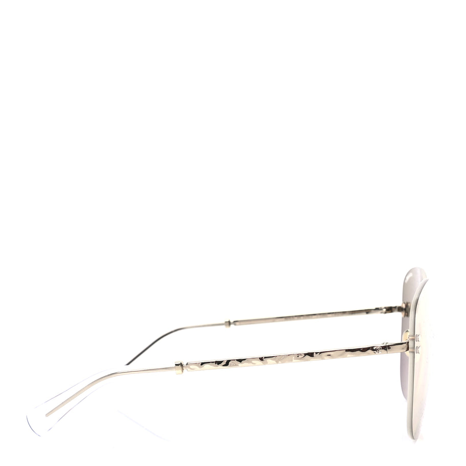 Chanel Metal Mirrored Sunglasses 71307 Gold Image 3
