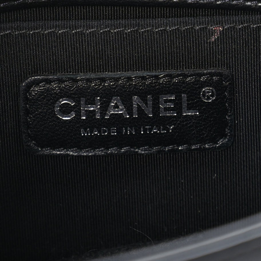 Chanel Lambskin Quilted Small Boy Flap Black Image 6