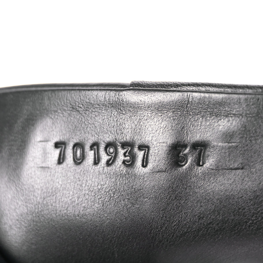 Balenciaga Soft Leather Lady Pedestal 90mm Booties 37 Black Image 8