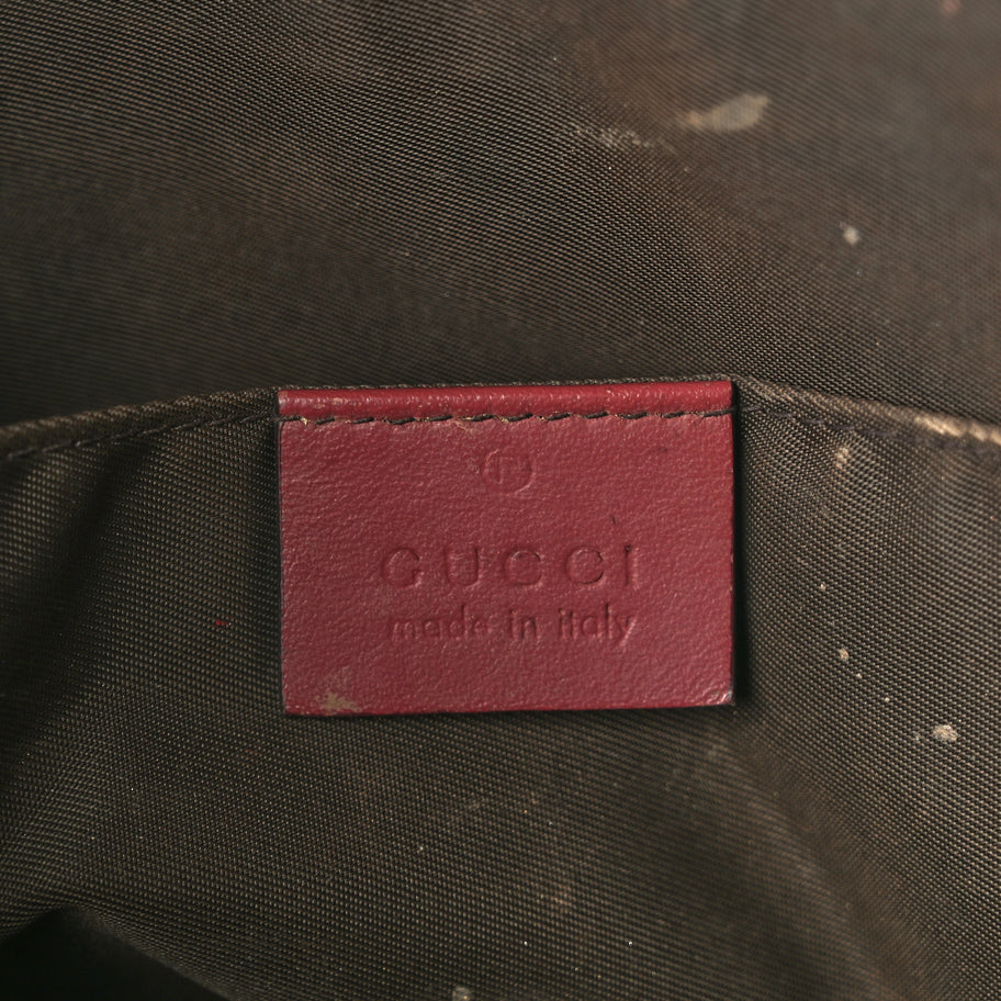 Gucci GG Supreme Monogram Blooms Large Cosmetic Case Beige Multicolor Dry Rose Image 6