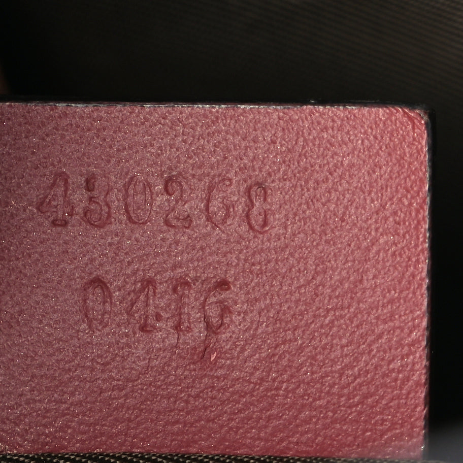 Gucci GG Supreme Monogram Blooms Large Cosmetic Case Beige Multicolor Dry Rose Image 7