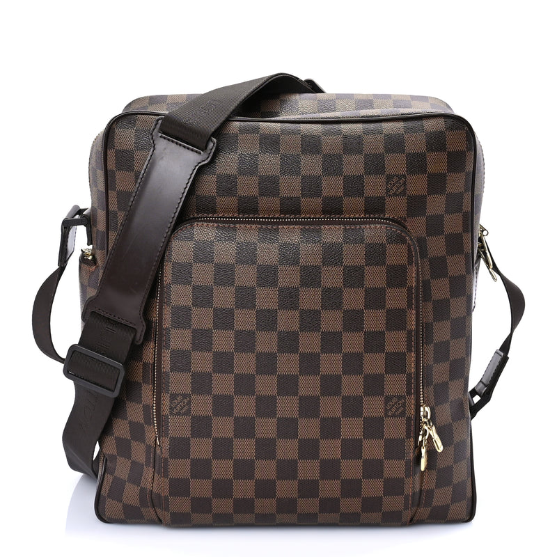  Louis Vuitton Damier Ebene Olav GM Messenger Bag