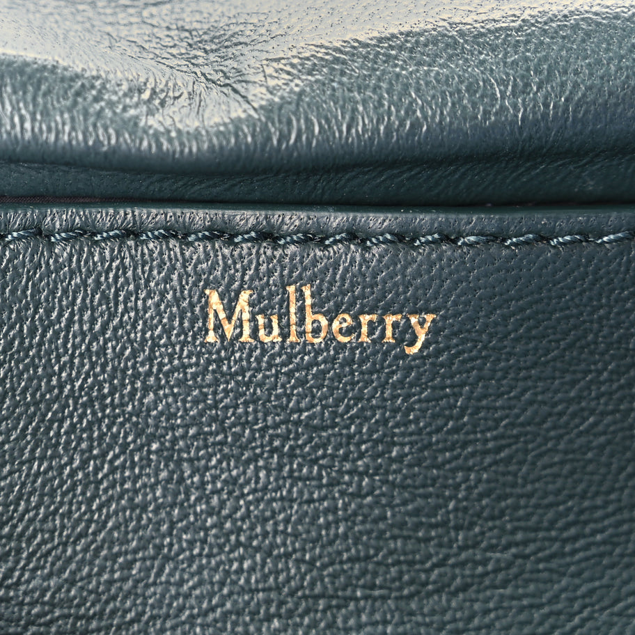 Mulberry Nappa Pillow Quilted Little Softie Bag Mulberry Green Image 5