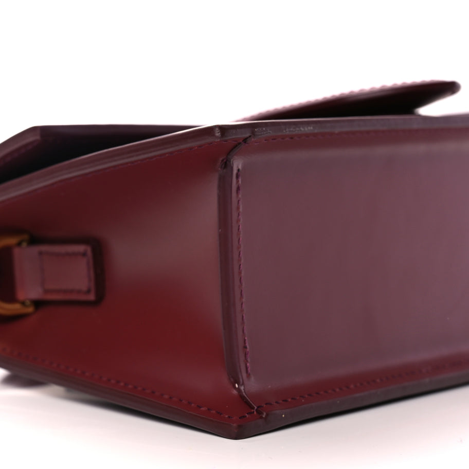 Jacquemus Smooth Calfskin Le Grand Bambino Dark Burgundy Image 7