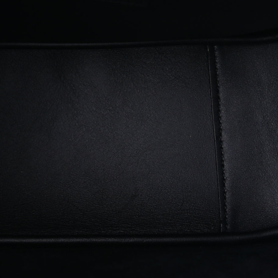 Saint Laurent Smooth Calfskin Small Le 5 A 7 Soft Hobo  Black Image 4