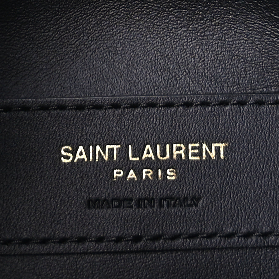 Saint Laurent Smooth Calfskin Small Le 5 A 7 Soft Hobo  Black Image 7