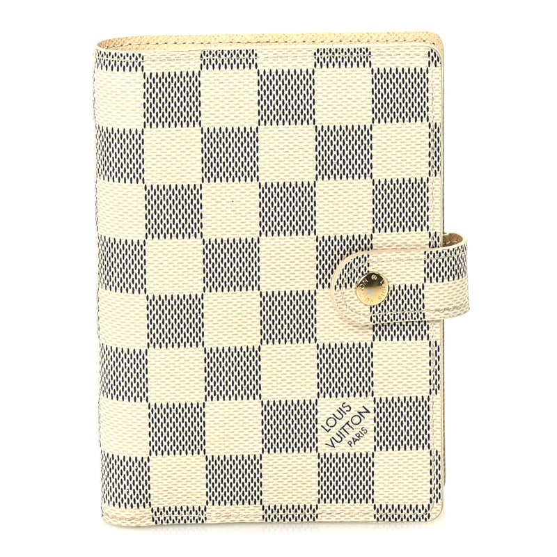  Louis Vuitton Damier Azur Small Ring Agenda Cover