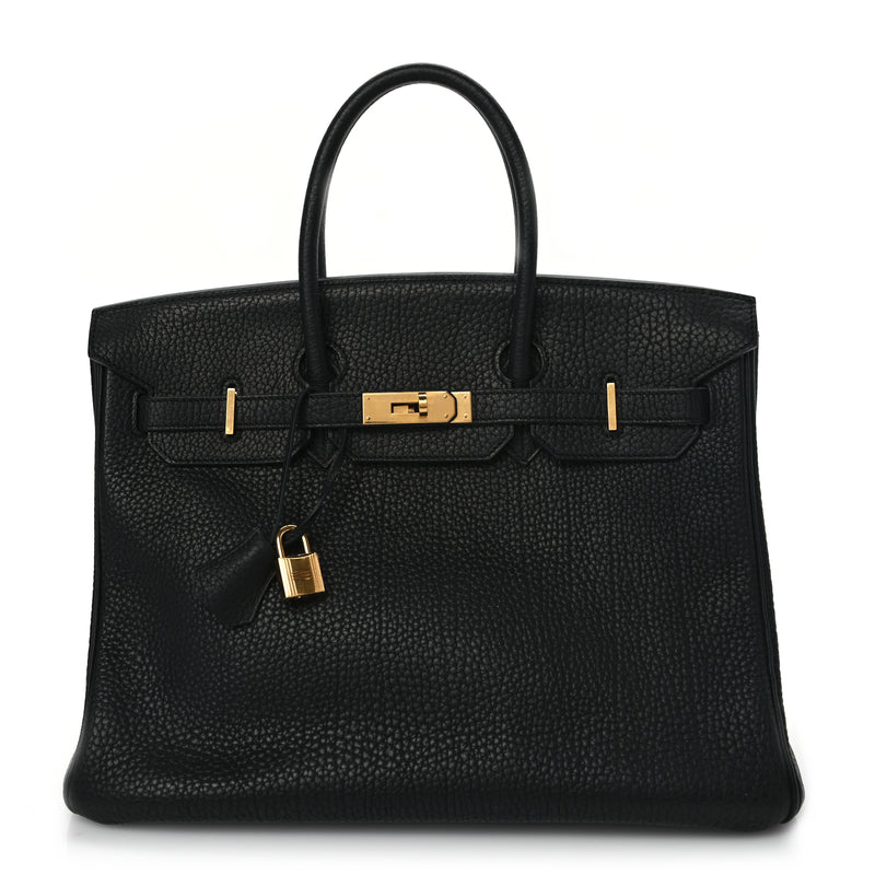  Hermes Fjord Birkin 35 Black