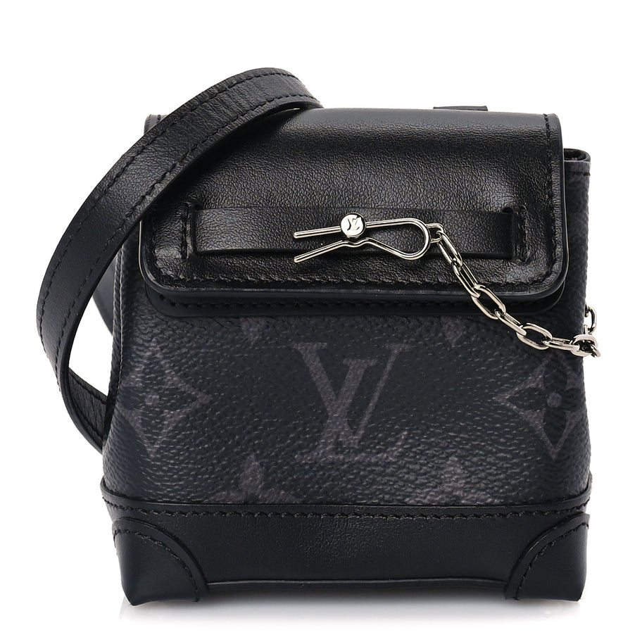 Louis Vuitton Monogram Eclipse Mini Steamer Pouch Image 1