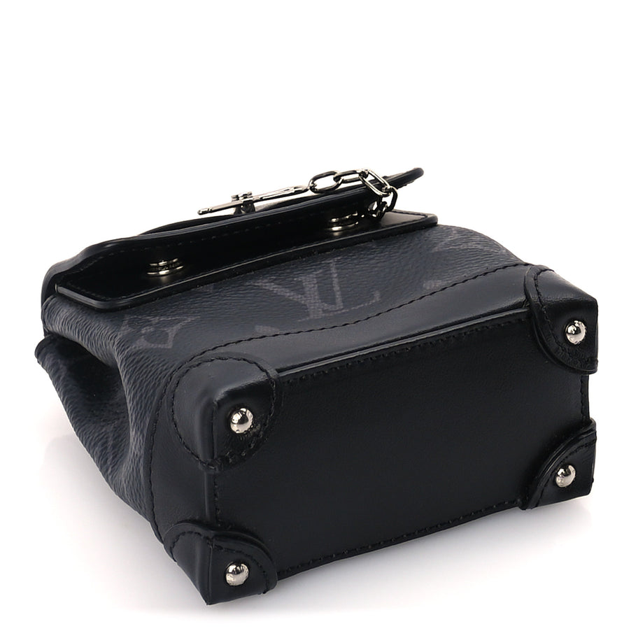 Louis Vuitton Monogram Eclipse Mini Steamer Pouch Image 3