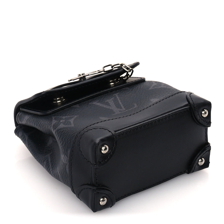 Louis Vuitton Monogram Eclipse Mini Steamer Pouch Image 7