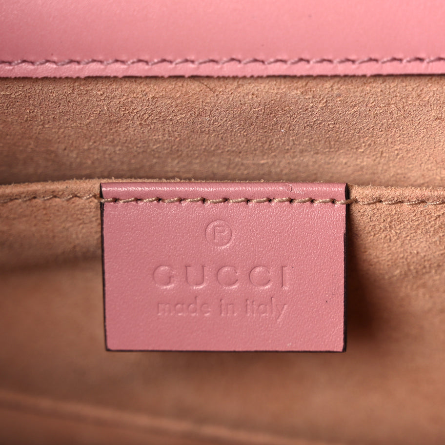 Gucci Guccissima Small Padlock Shoulder Bag Rose Baby Candy Image 5