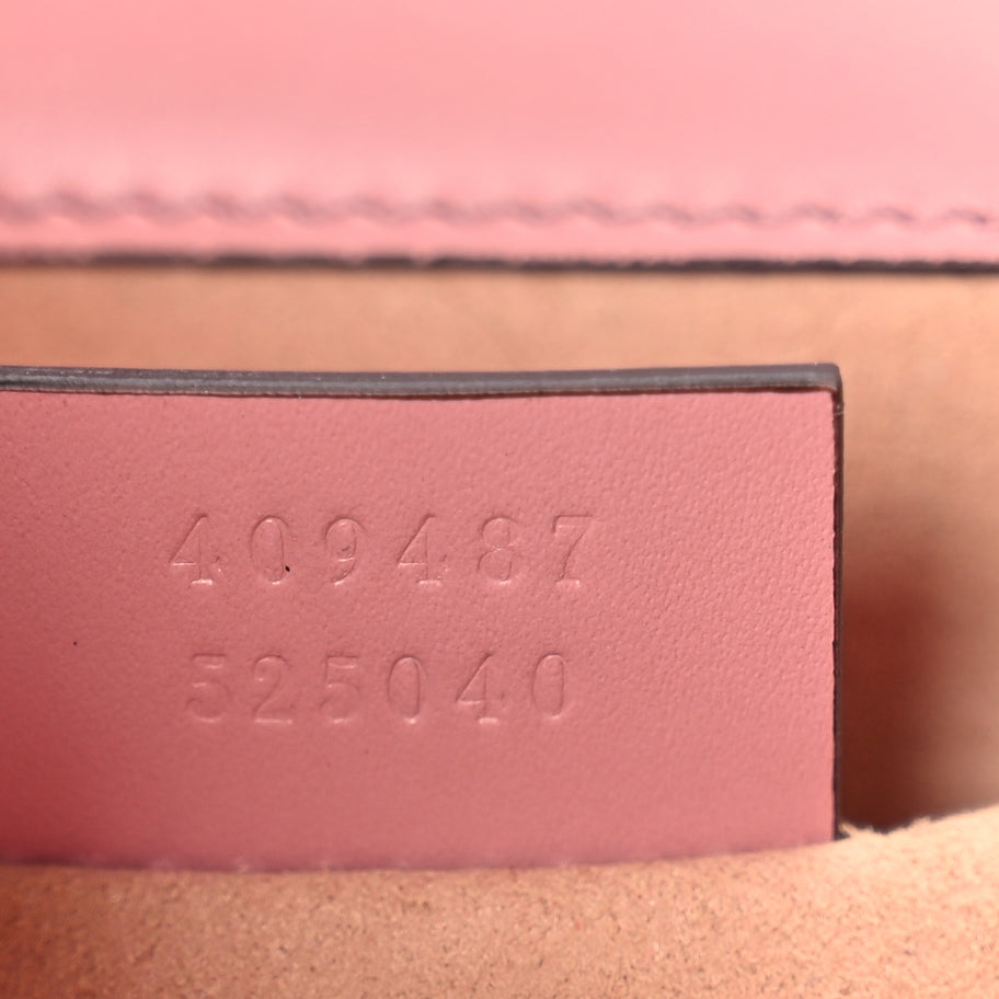 Gucci Guccissima Small Padlock Shoulder Bag Rose Baby Candy Image 6