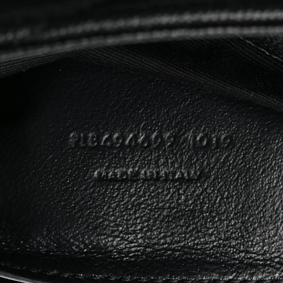 Saint Laurent Grain de Poudre Calfskin Y Quilted Monogram Small Loulou Chain Satchel Black Image 6