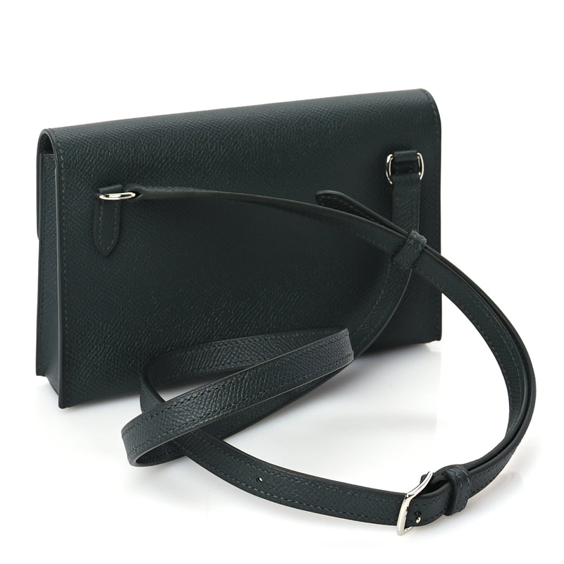  Hermes Epsom Hermesnap Wallet  Vert Amande