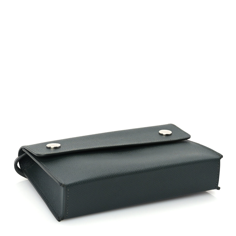 Hermes Epsom Hermesnap Wallet  Vert Amande Image 3