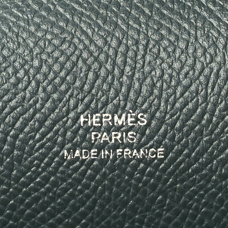 Hermes Epsom Hermesnap Wallet  Vert Amande Image 6