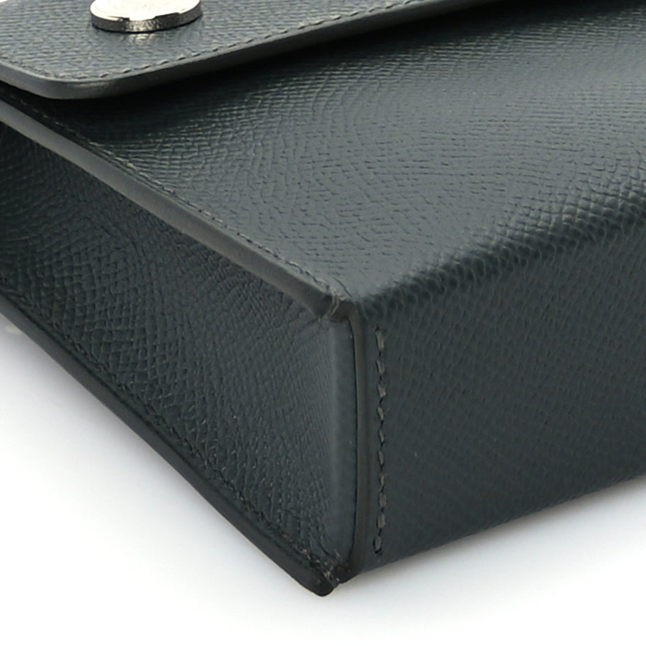 Hermes Epsom Hermesnap Wallet  Vert Amande Image 8