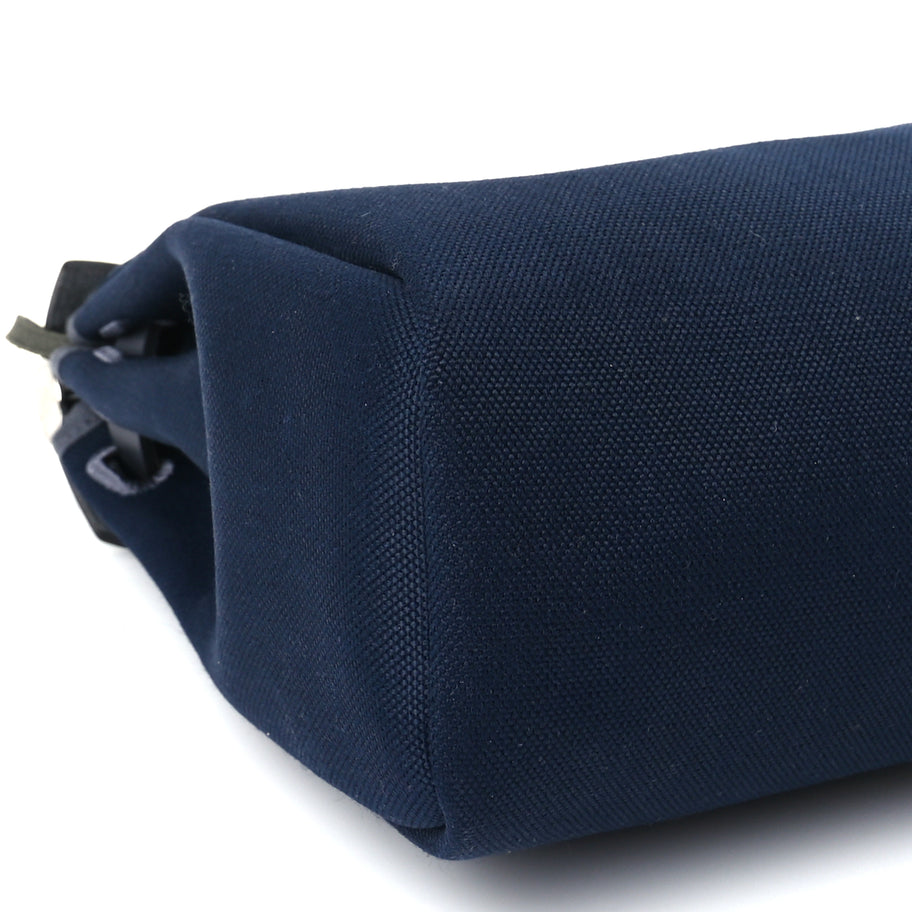 Hermes Military Toile Vache Hunter Herbag Zip Retourne 31 PM Bleu Marine Black Image 8