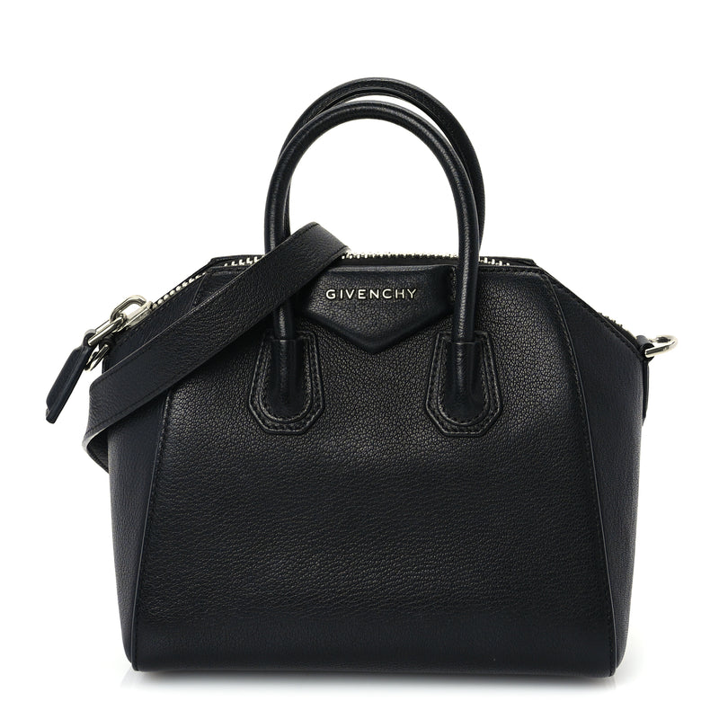 Givenchy Sugar Goatskin Mini Antigona  Black