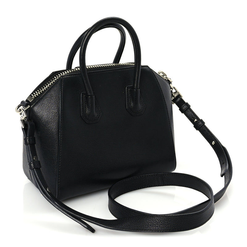  Givenchy Sugar Goatskin Mini Antigona  Black