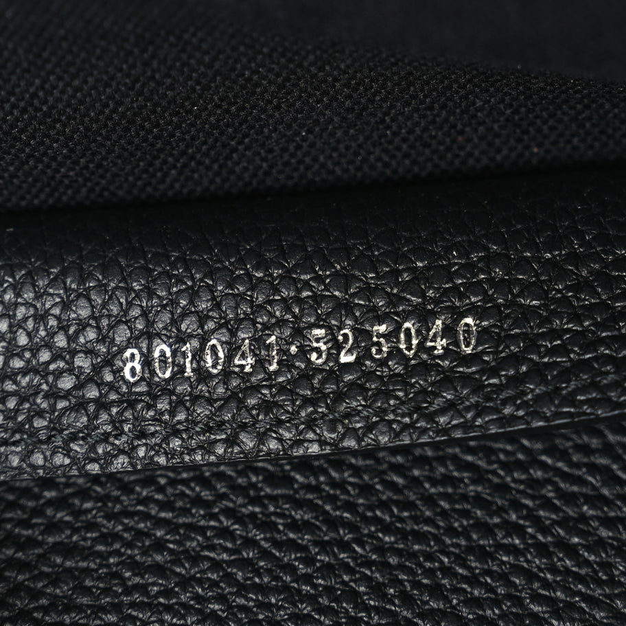 Gucci Grained Calfskin Large B Shoulder Bag Black Image 6