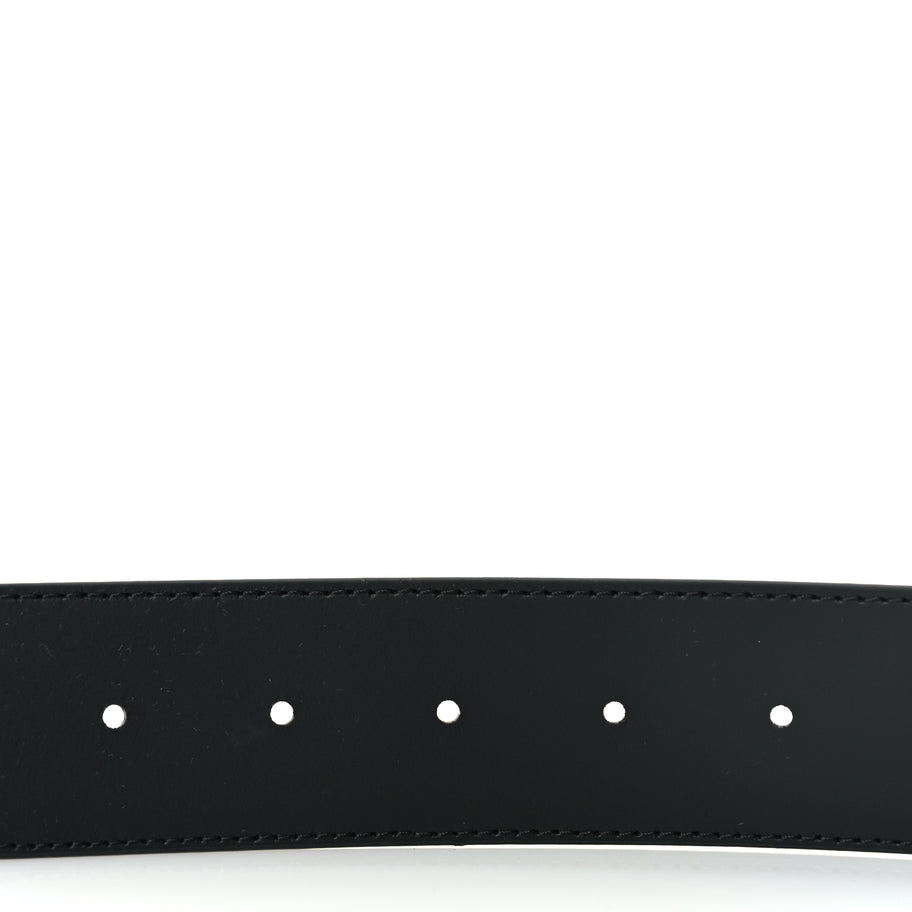 Louis Vuitton Calfskin Monogram 40mm LV Initiales Reversible Belt 90 36 Black Image 5