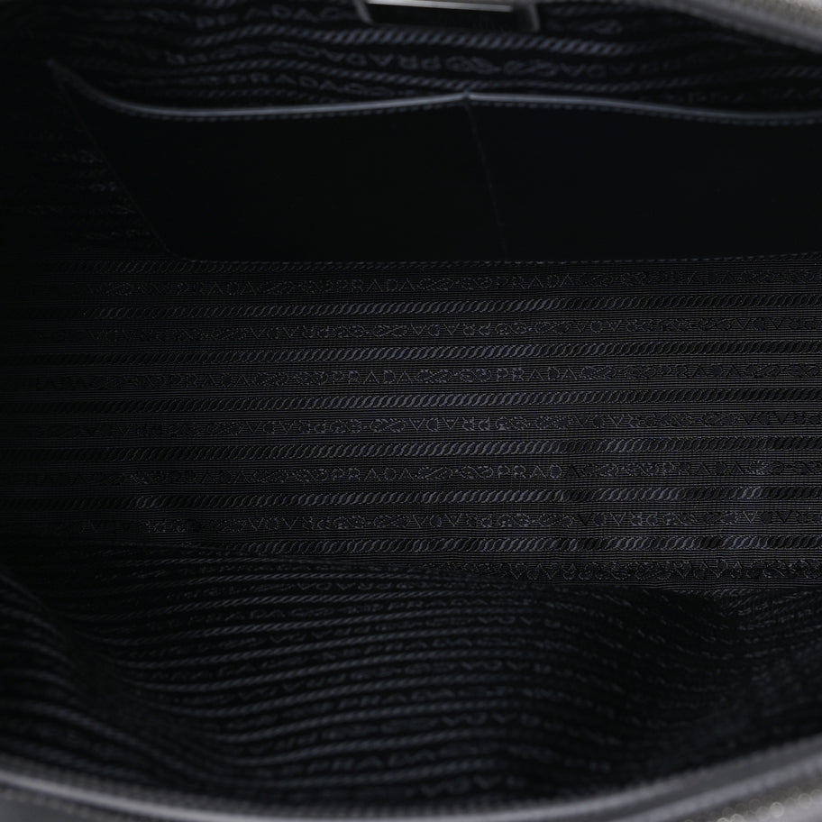 Prada Saffiano Travel Extra Large Galleria Double Zip Tote  Marmo Image 4