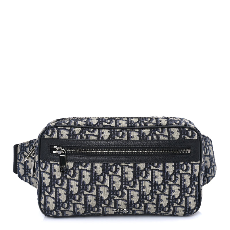  Christian Dior Oblique Belt Bag  Blue