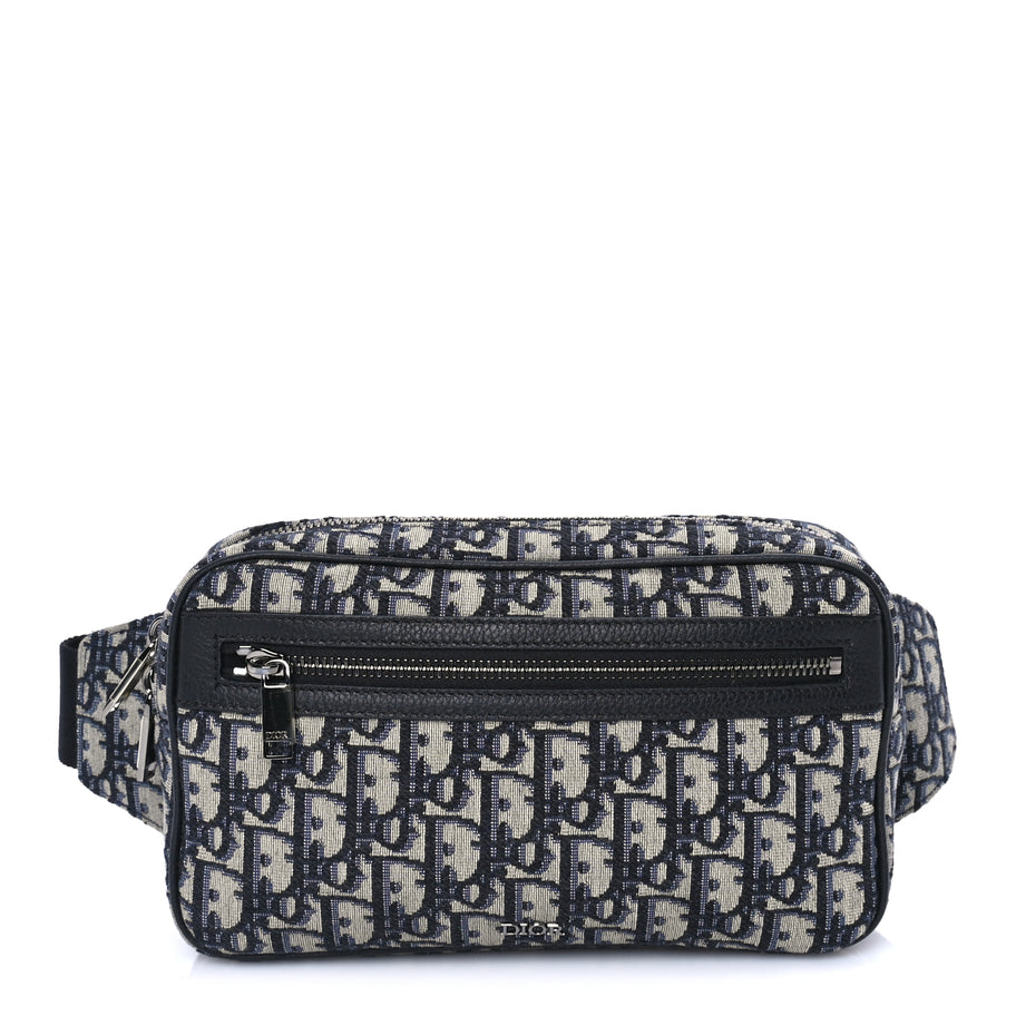Christian Dior Oblique Belt Bag  Blue Image 1