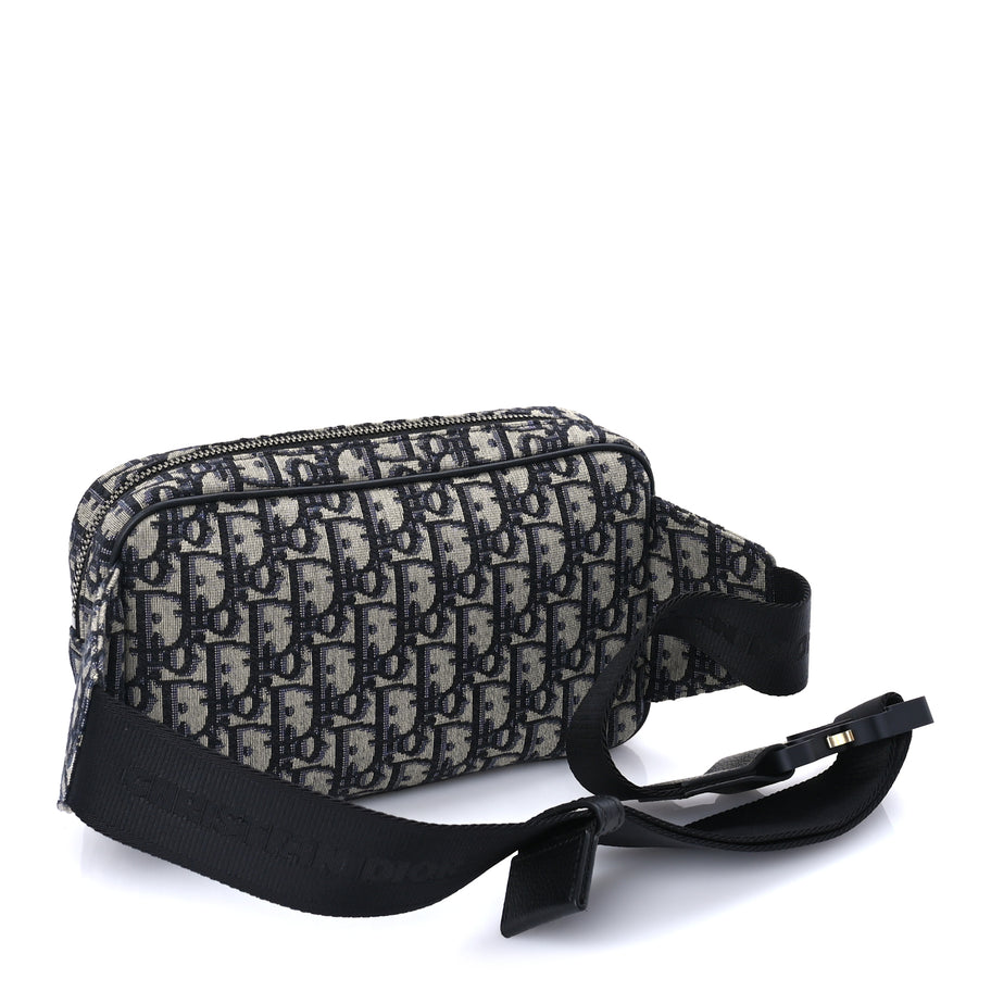 Christian Dior Oblique Belt Bag  Blue Image 2