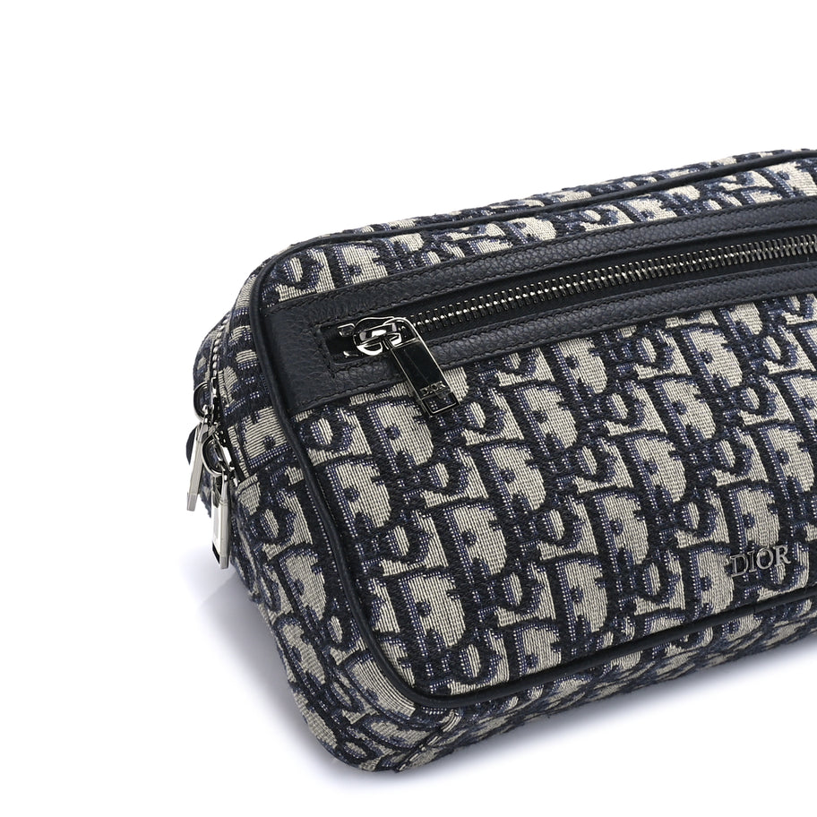 Christian Dior Oblique Belt Bag  Blue Image 7