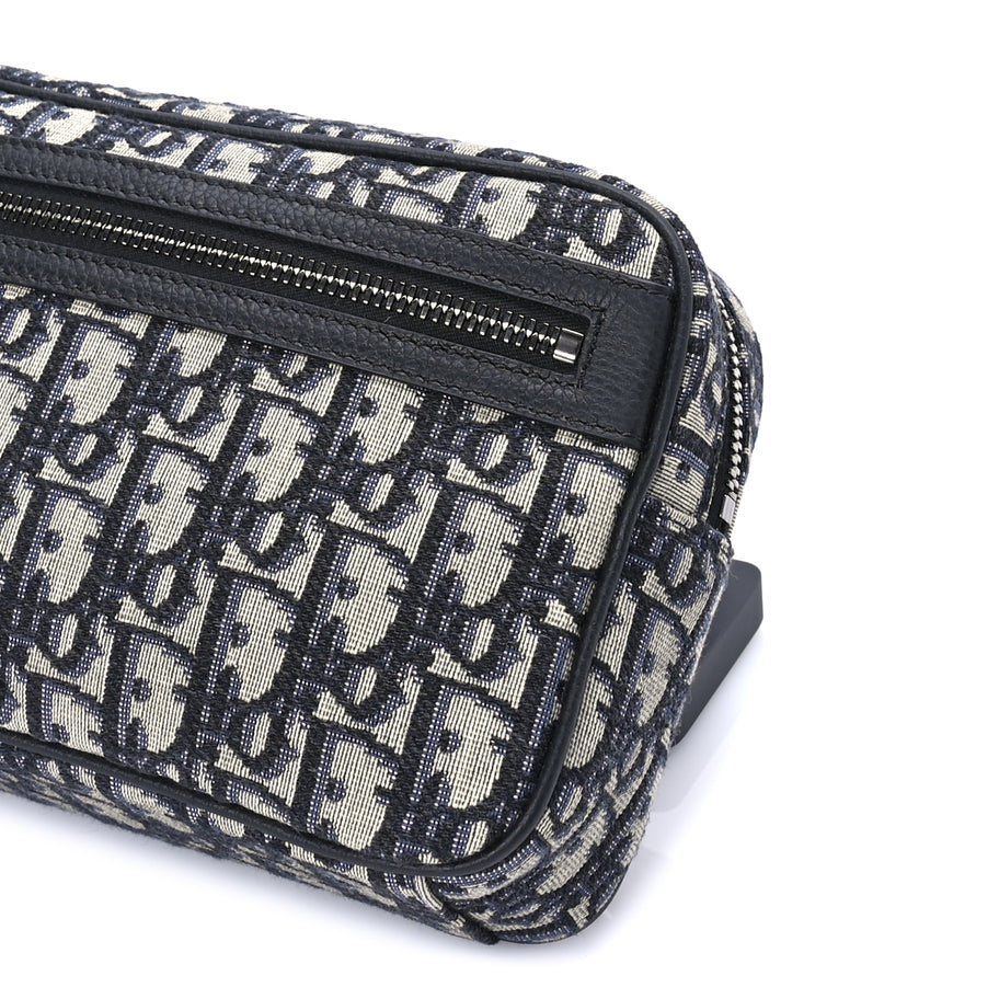 Christian Dior Oblique Belt Bag  Blue Image 8