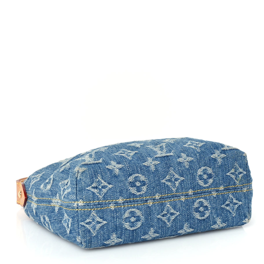 Louis Vuitton Monogram Denim Hills Pochette  Blue Image 3