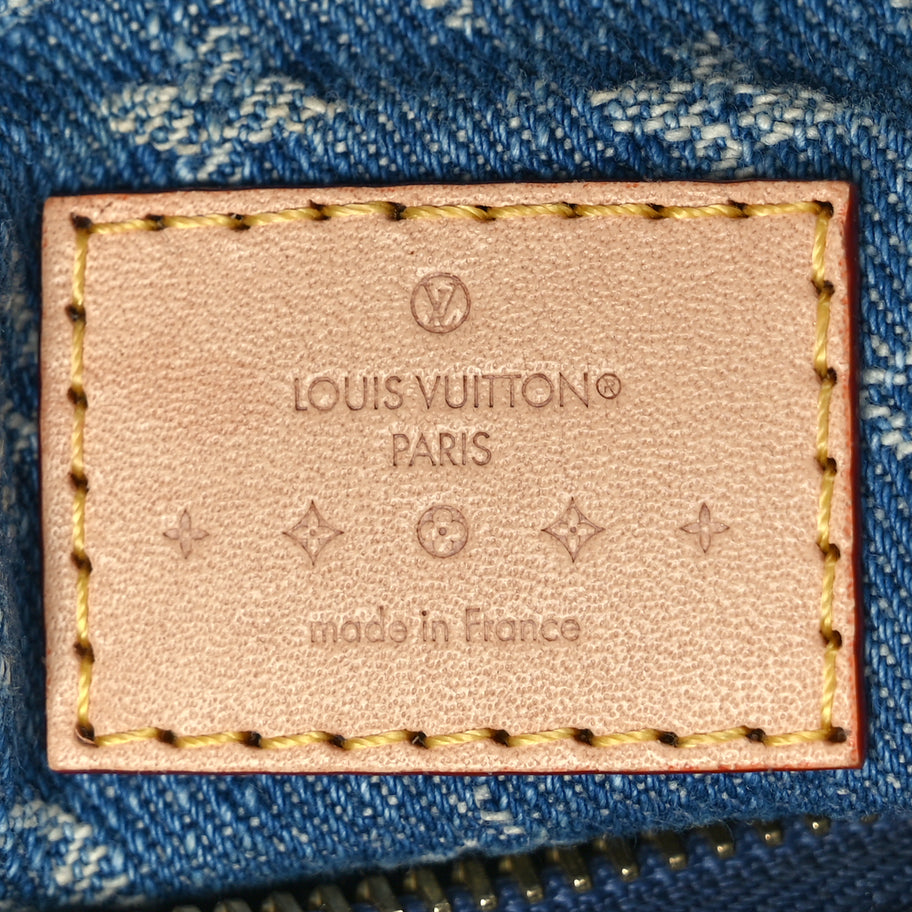 Louis Vuitton Monogram Denim Hills Pochette  Blue Image 5