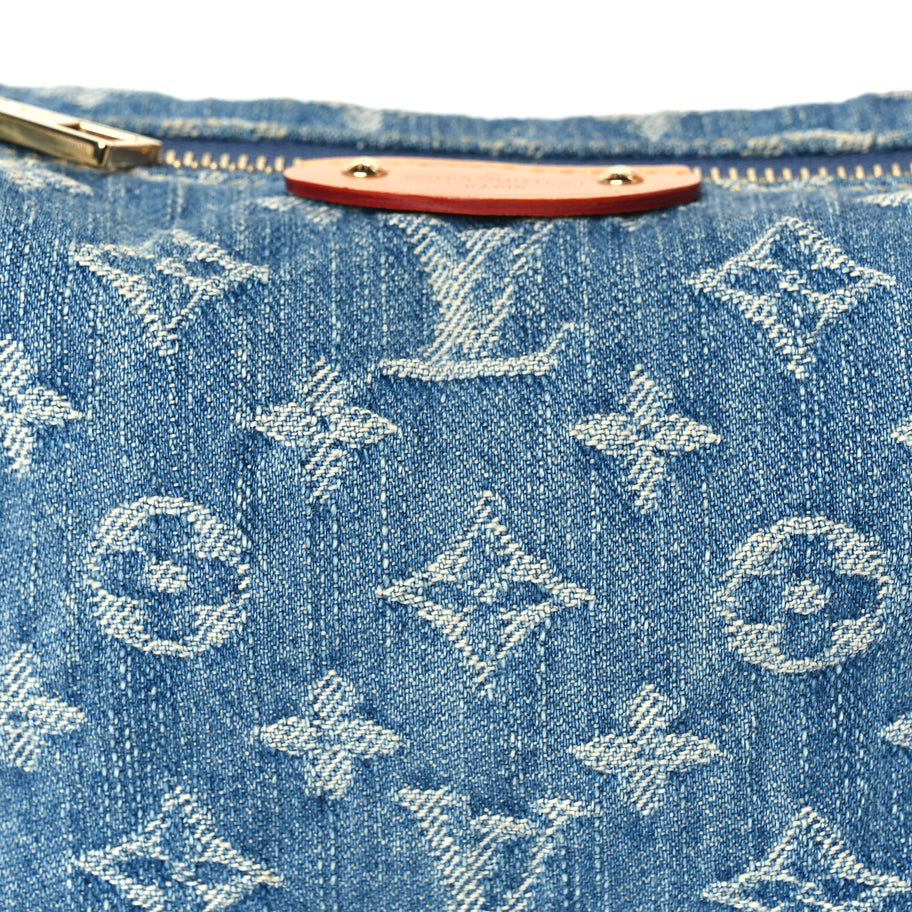 Louis Vuitton Monogram Denim Hills Pochette  Blue Image 6