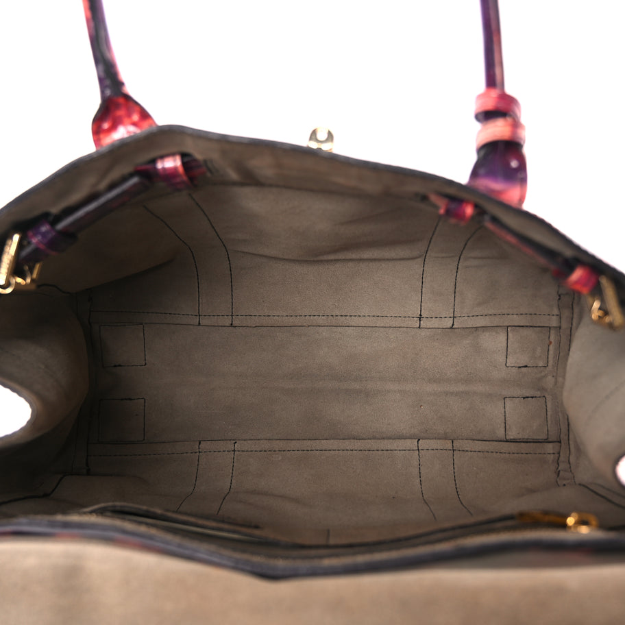 Mulberry Patent Loopy Leopard Bayswater Plum Image 4