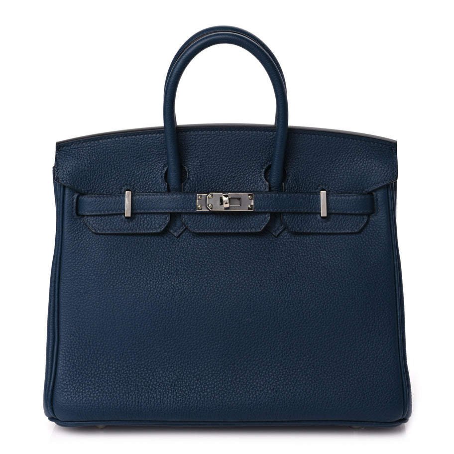 Hermes Togo Birkin 25 Bleu de Prusse Image 2