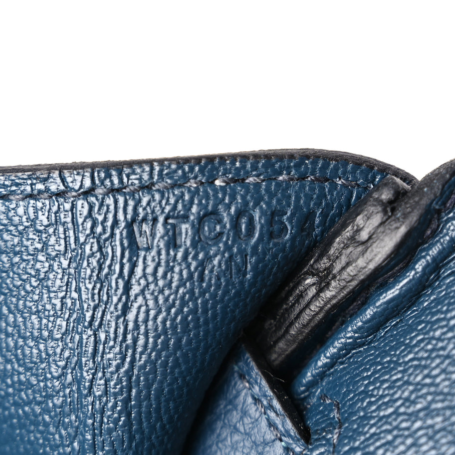 Hermes Togo Birkin 25 Bleu de Prusse Image 7