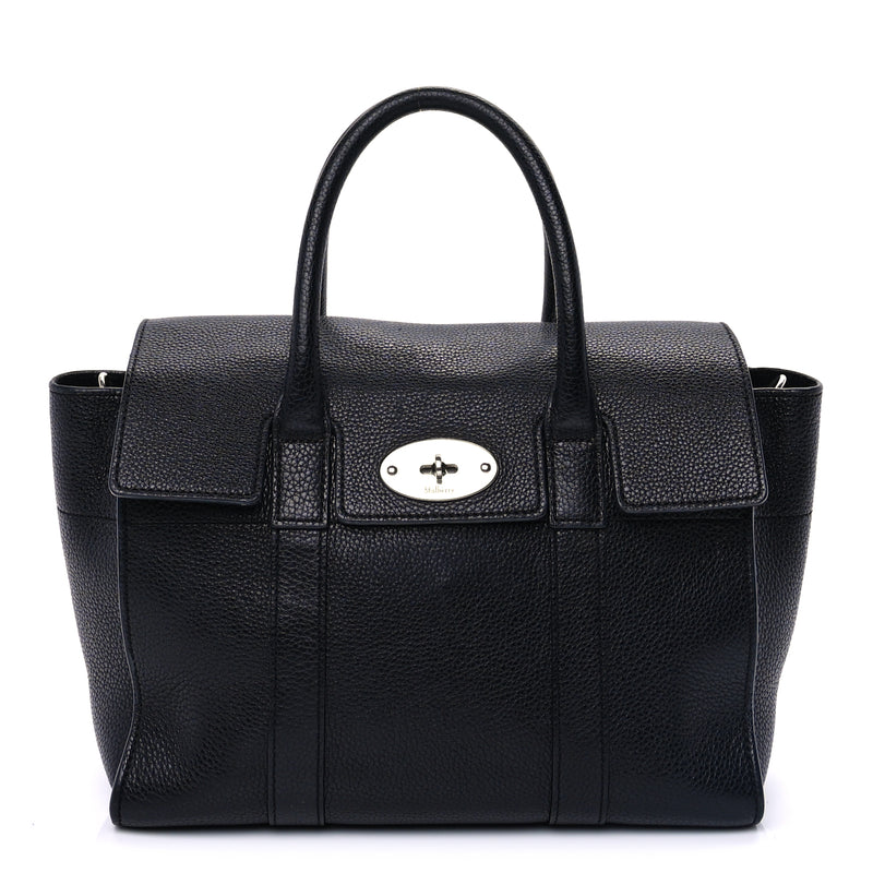  Mulberry Small Classic Grain Bayswater  Black