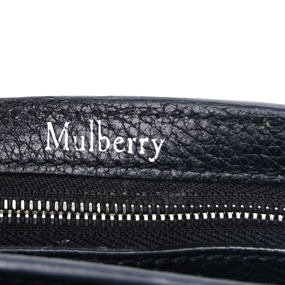 Mulberry Small Classic Grain Bayswater  Black Image 5