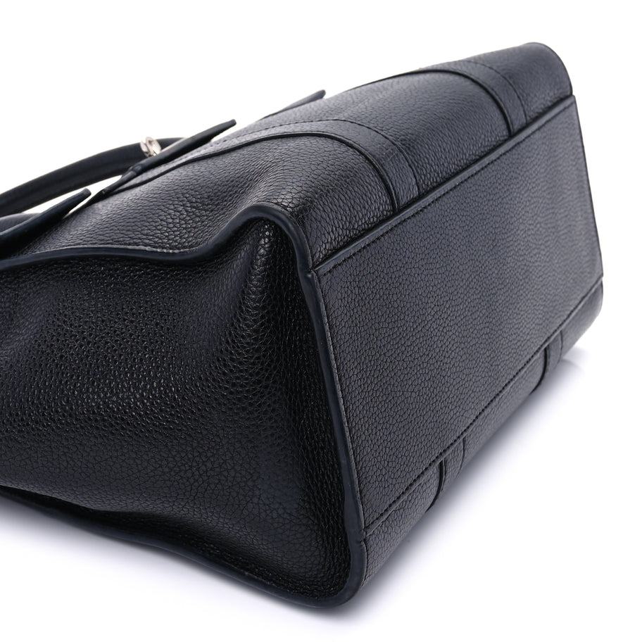 Mulberry Small Classic Grain Bayswater  Black Image 7